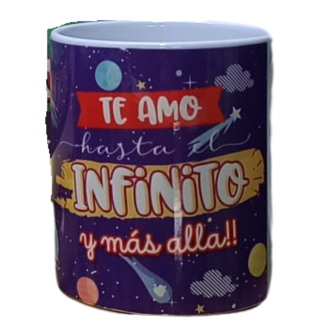 Taza personalizada amor infinito