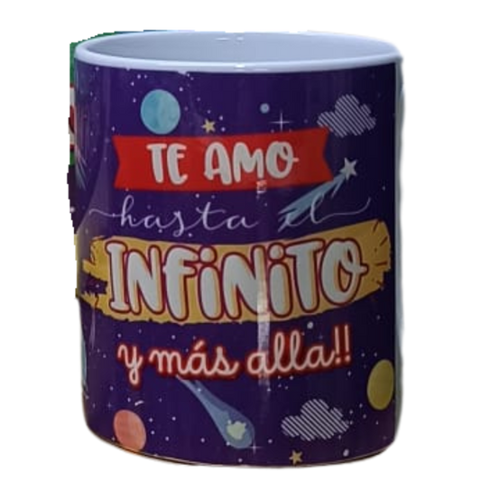 Taza personalizada amor infinito