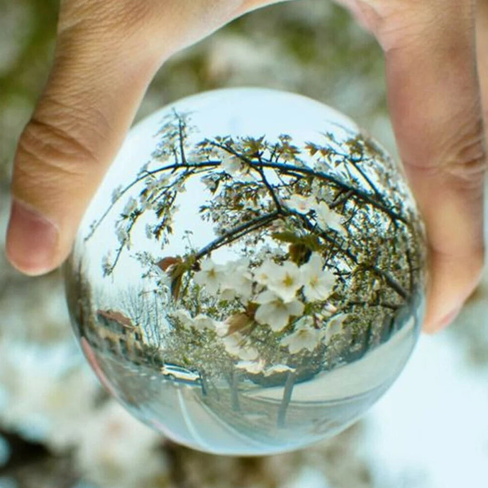 Bola de cristal transparente 30/40/50/60/70/80 mm para fotografias, Decoración Regalos.