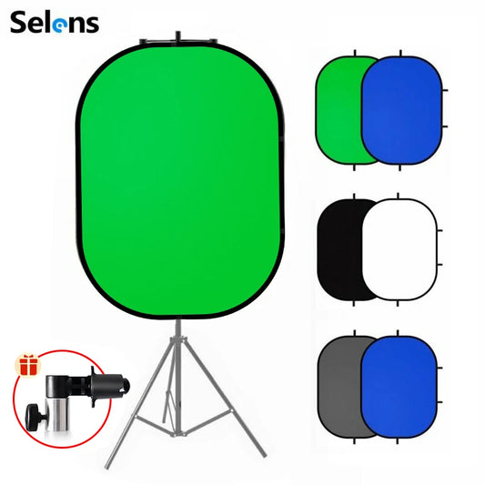 Fondo de panel Selens 100x150cm verde Reflector plegable fotografía YouTube
