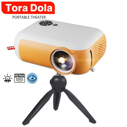 Mini proyector portátil A10, soporte HD10 opcional, 1080P, reproducción de películas Full HD