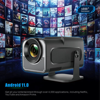 Salange HY320 mini Proyector inteligente Android 11.0 WIFI portátil Bluetooth Cine en casa 720P 1080P 4K