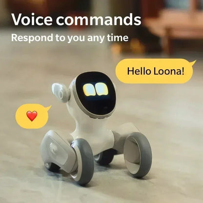 Loona Perro Robot Inteligente con Voz para niños y adultos con Inteligencia artificial