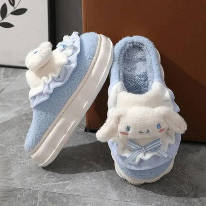 Zapatillas Sanrio Dibujos animados Hello Kitty Otoño e Invierno Algodón&nbsp;