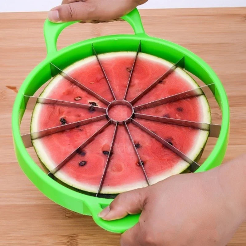 Cortador de sandía acero inoxidable gran tamaño gadgets de cocina