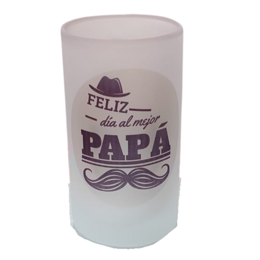 Jarra personalizada, Feliz dia del padre. papa con bigote.