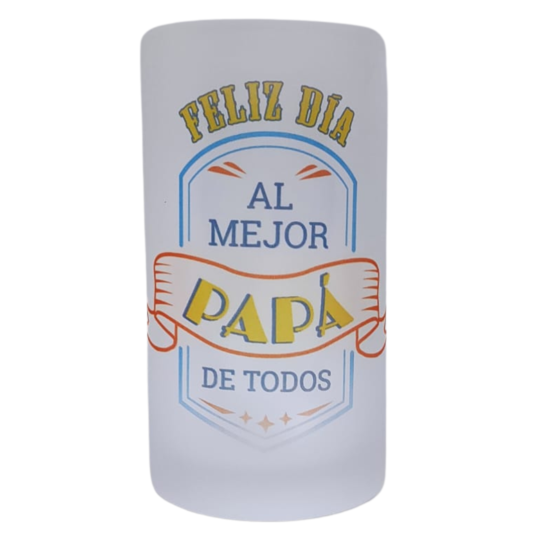 Jarra personalizada, Feliz dia al mejor padre de todos.