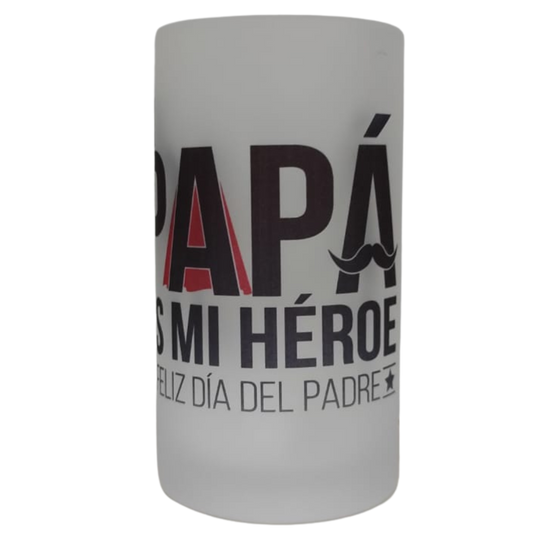 Jarra personalizada,Papa es mi héroe, feliz dia del padre.