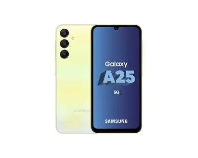 Móvil - Samsung Galaxy A25 5G, Negro, Azul 128GB, 6GB RAM, 6.5" FHD+, Exynos 1280 Octa-Core, 5000mAh, Android 14