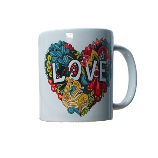 Taza personalizada, Corazón Love.