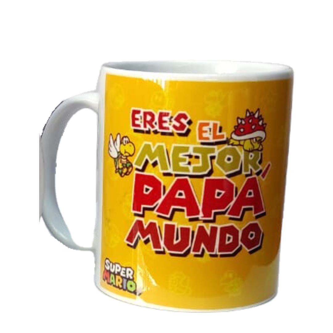 Taza personalizada, Mejor papa del mundo bowser