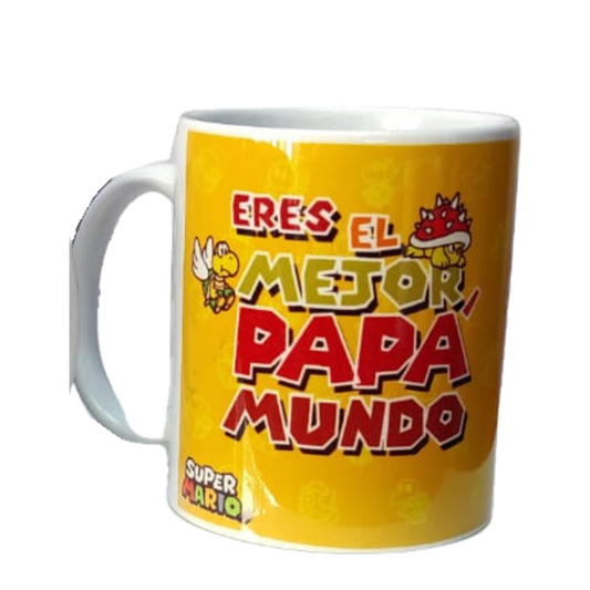 Taza personalizada, Mejor papa del mundo bowser